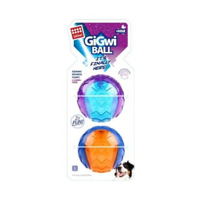 GiGwi Original Ball Multi-Pack 2pk