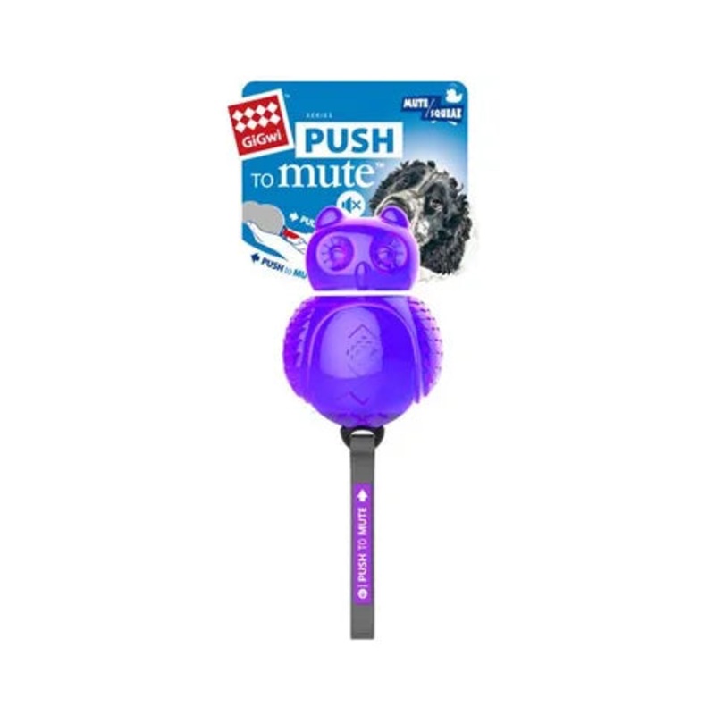 GIGWI OWL TRANSPARENT PURPLE BLUE
