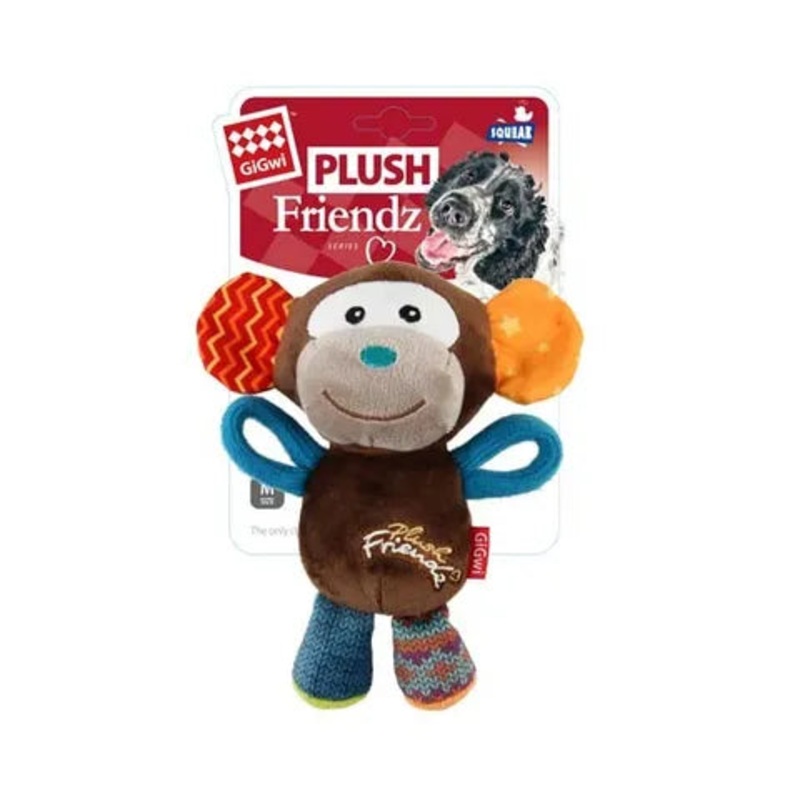GiGwi Plush Friendz Animals Monkey