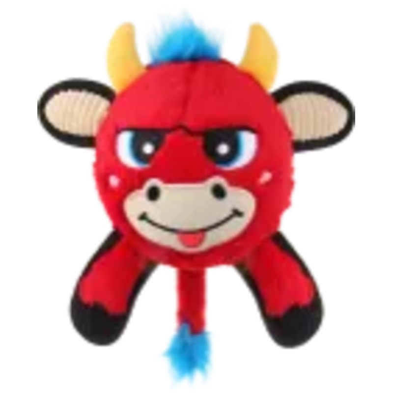 GiGwi Plush Jumball Bull