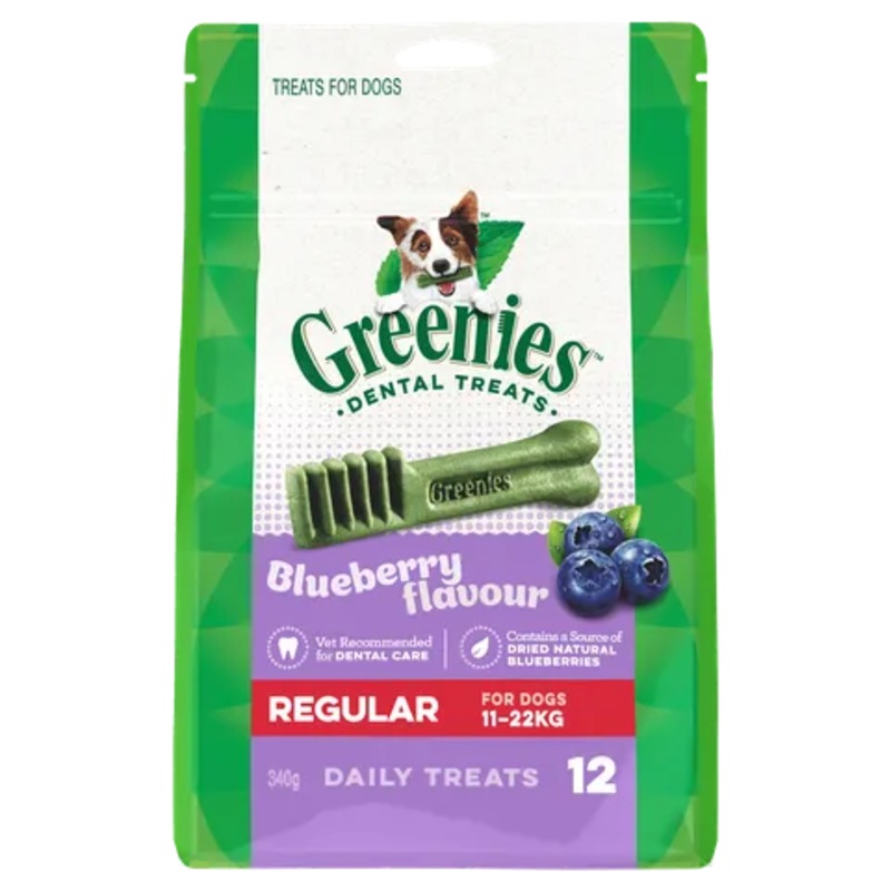 GREENIES BLUEBERRY PACK 340G REGULAR