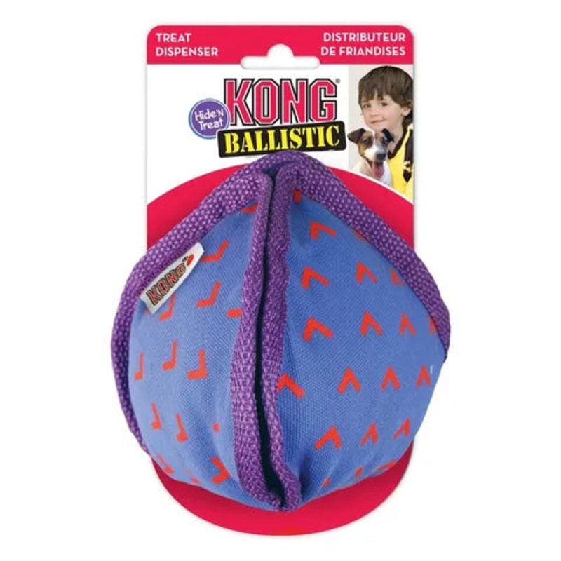 KONG BALLISTIC HIDE N TREAT MEDIUM