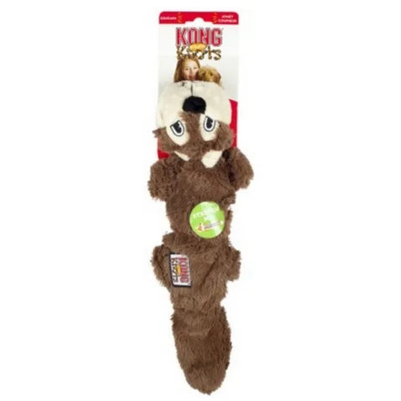 KONG SCRUNCH KNOTS SQUIRREL|med|lrg