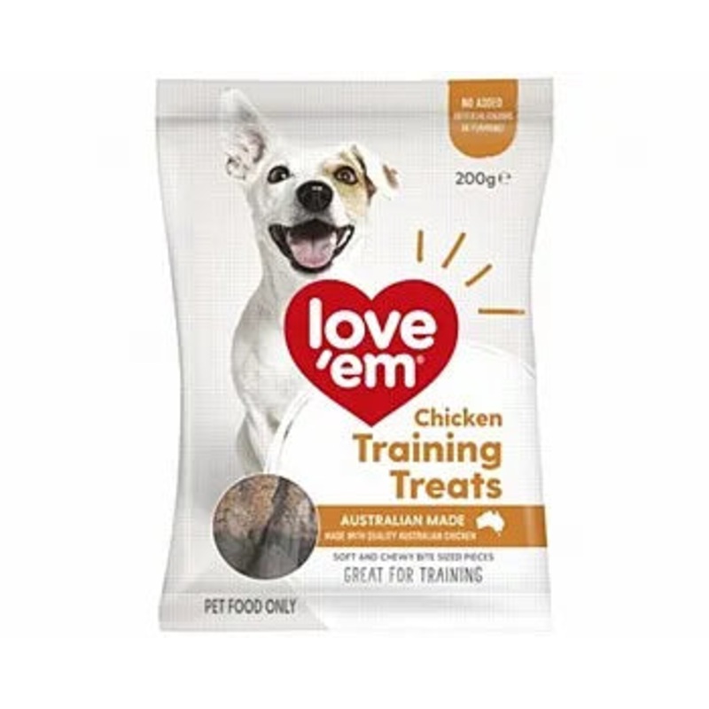Love Em Chicken Training Treats 200g