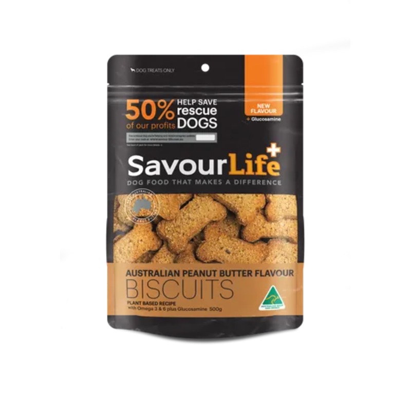 SAVOURLIFE AUSTRALIAN PEANUT BUTTER BISCUITS 500G