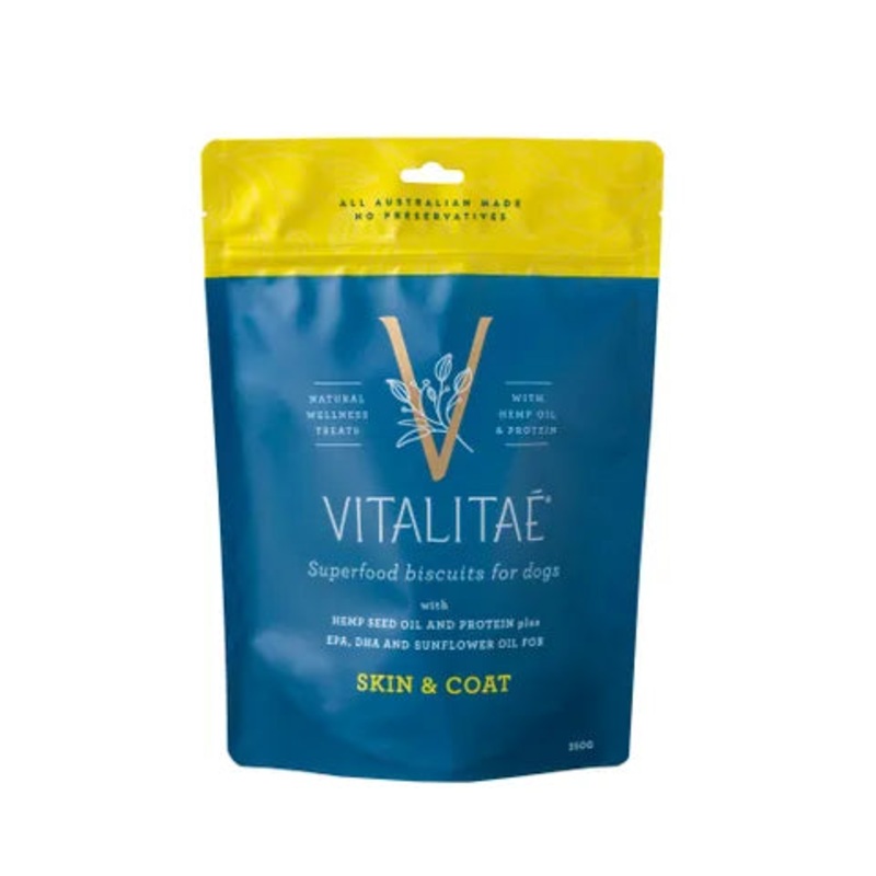 VITALITAE BISCUIT SKIN AND COAT 350G