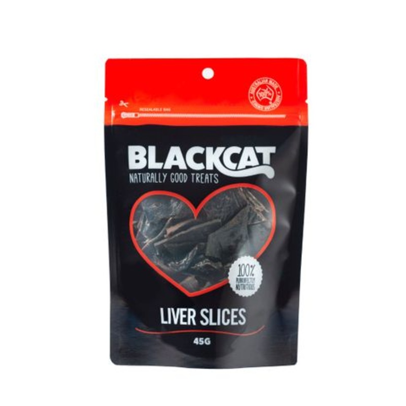 BLACKCAT LIVER SLICES 45G|45g|45g