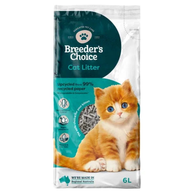 BREEDERS CHOICE CAT LITTER 2KG/6L