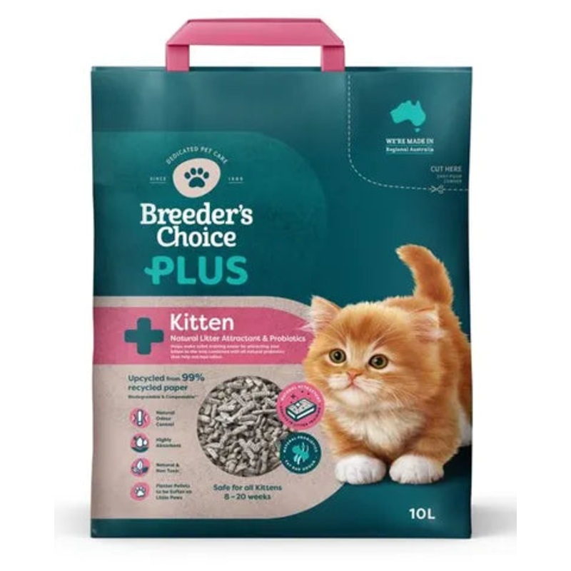Breeders Choice Plus Kitten Litter 10L