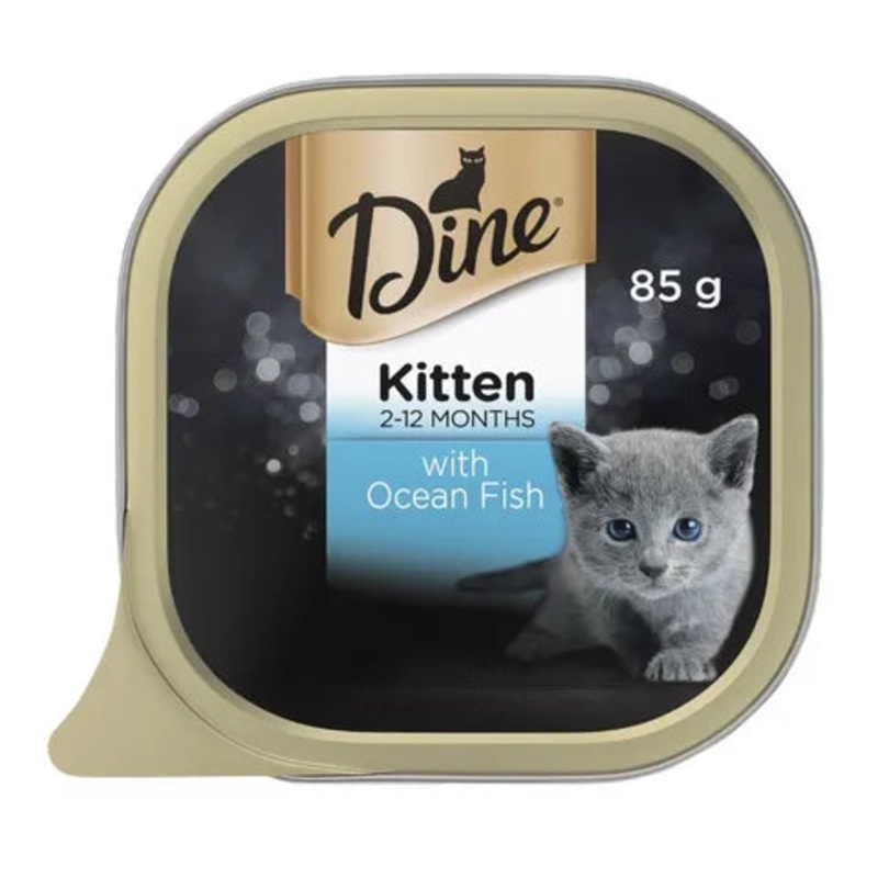 DINE KITTEN WITH STEAMED OCEAN FISH 85GX14