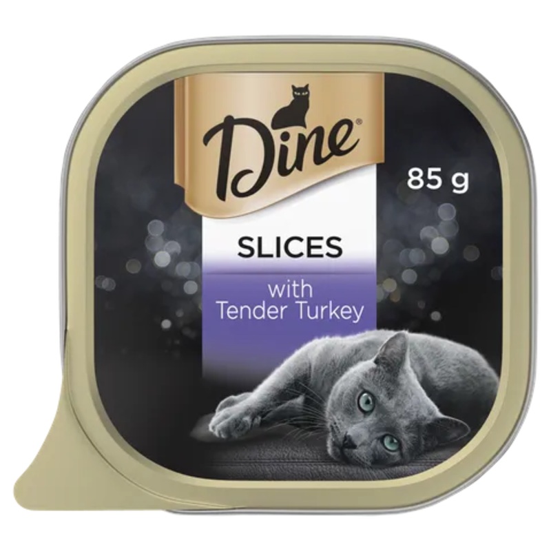 DINE TENDER TURKEY IN A DELICIOUS GRAVY 85GX14