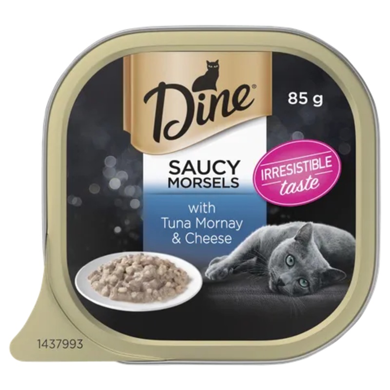 DINE TUNA MORNAY TOPPED WITH CHEESE 85GX14