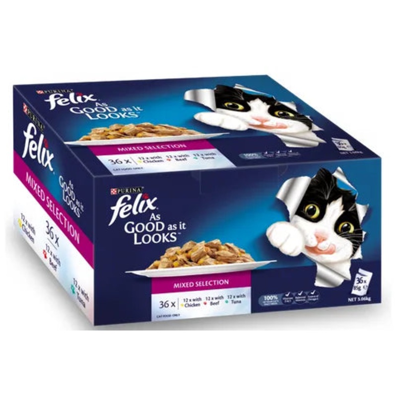 FELIX AS GOOD AS IT LOOKS MIXED SELECTION 36X85G