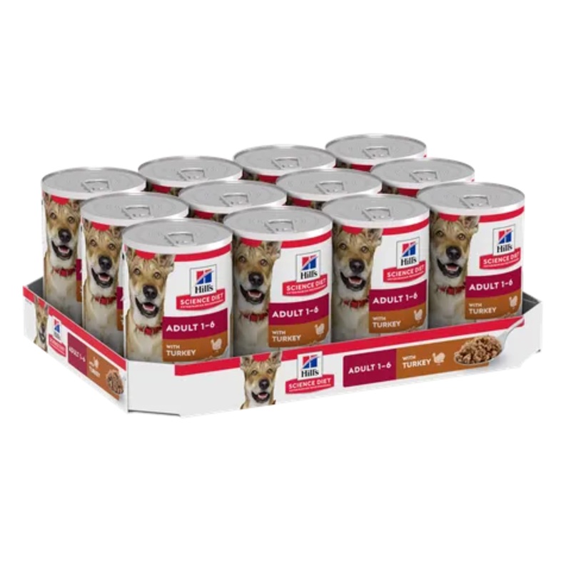 Hill’s Science Diet Adult Turkey 12x370g