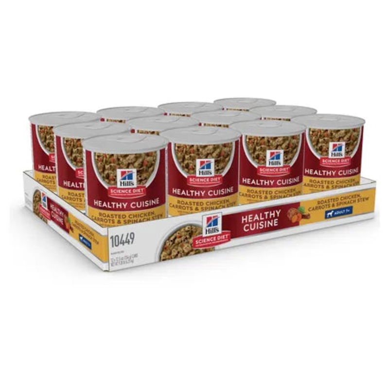 Hill’s Science Diet Canine Adult 7+ Healthy Cuisine Chicken & Carrot Stew 12x354g