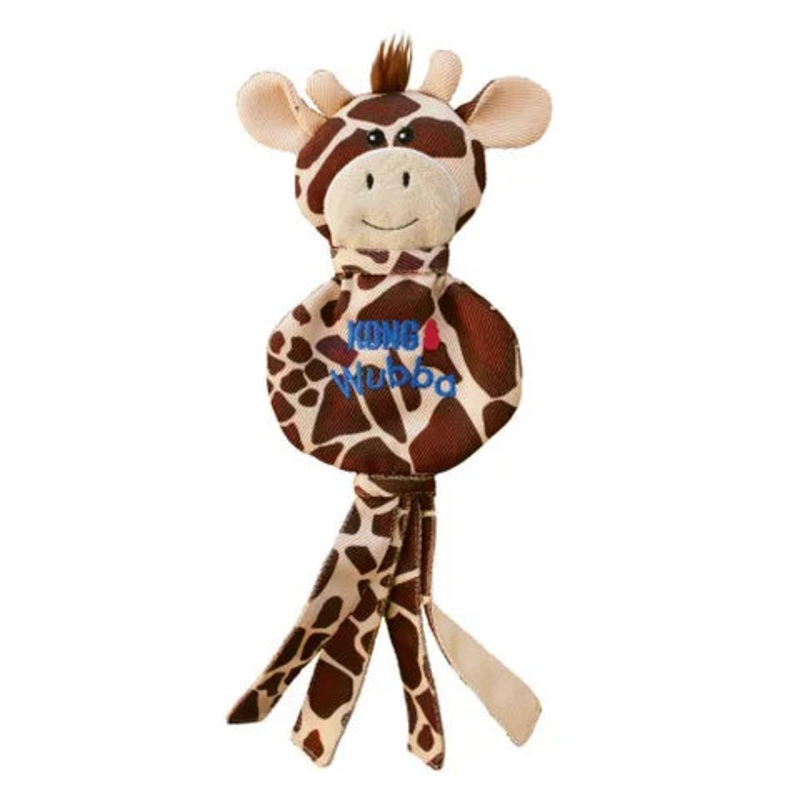 KONG WUBBA NOSTUFF|GIRAFFE LARGE|ZEBRA LARGE