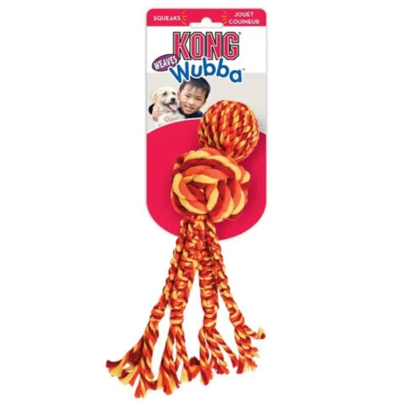 KONG WUBBA WEAVES With ROPE|Sml|Lrg|Xl