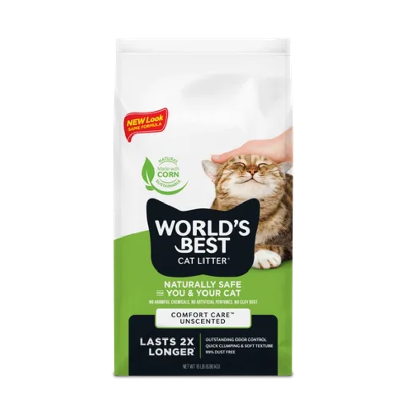 Worlds Best Clumping Cat Litter Original Comfort Care Unscented