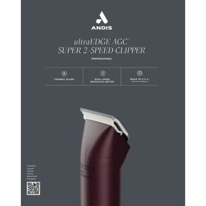 Andis Clipper AGCB Super 2 Speed Burgundy