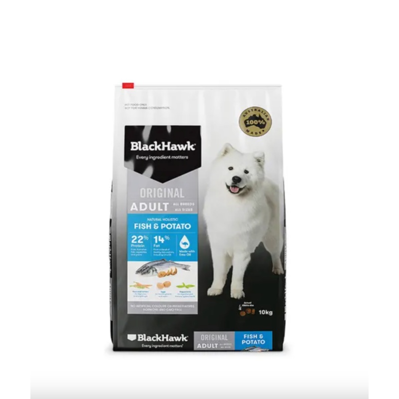 Black Hawk Adult Original Fish And Potato Adult Dog Food