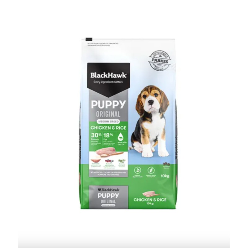 Black Hawk Chicken & Rice Medium Breed Puppy Food