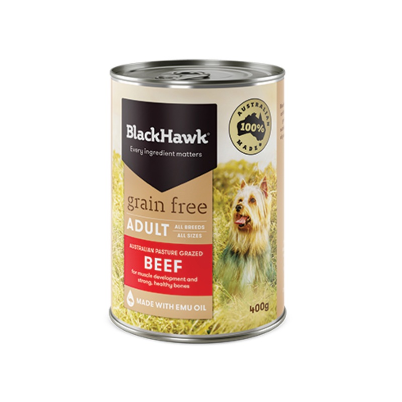 Black Hawk Grain Free Australian Pasture Grazed Beef 12x400g