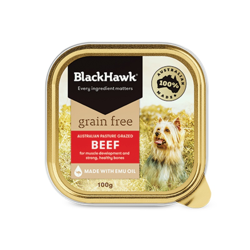 Black Hawk Grain Free Australian Pasture Grazed Beef 9x100g