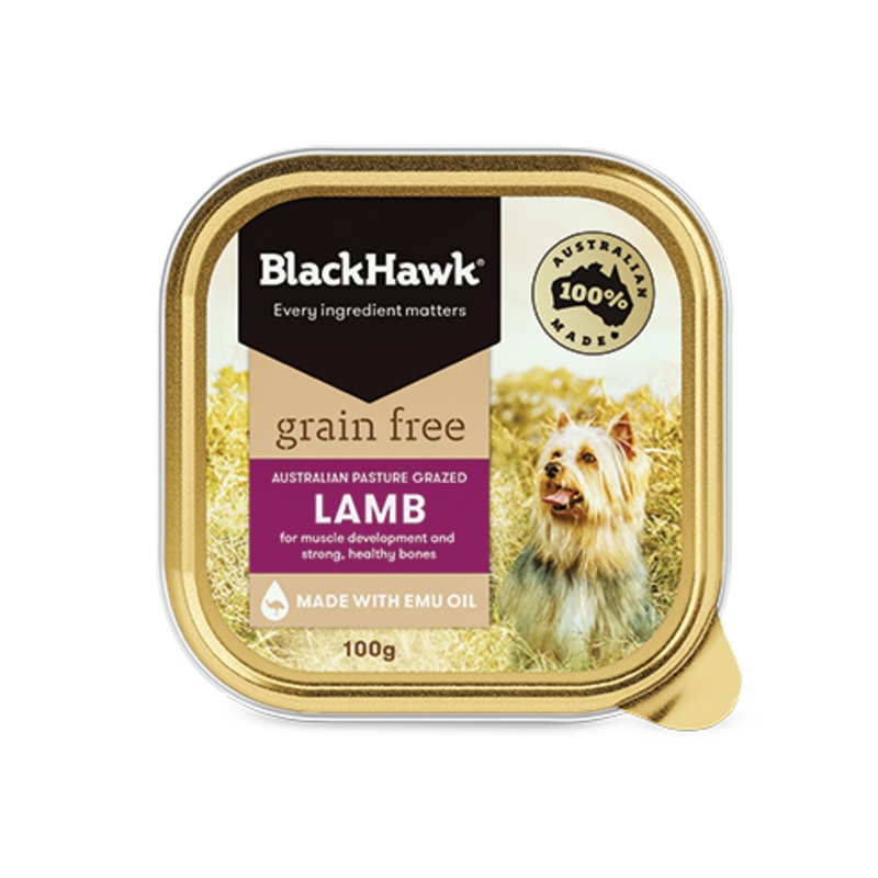 Black Hawk Grain Free Australian Pasture Grazed Lamb 9x100g