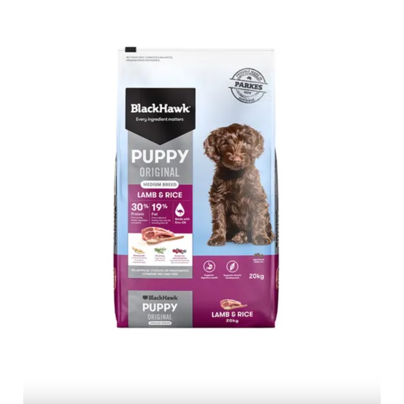 Black Hawk Lamb & Rice Medium Puppy Food