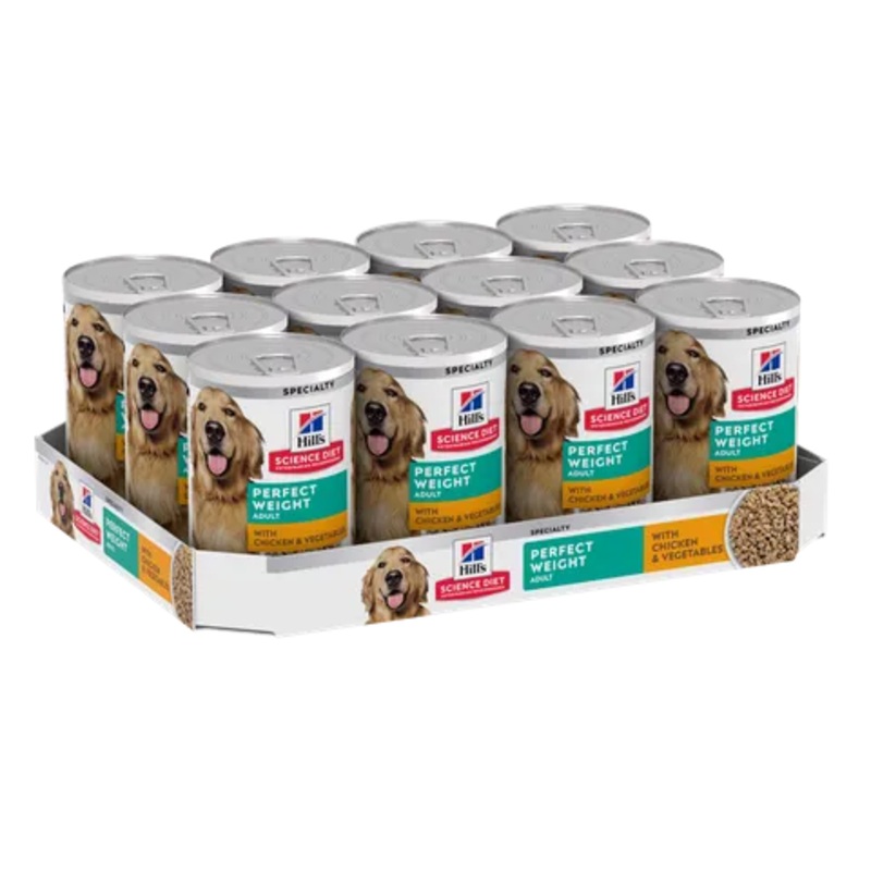 Hill’s Science Diet Adult Perfect Weight 12X363gm