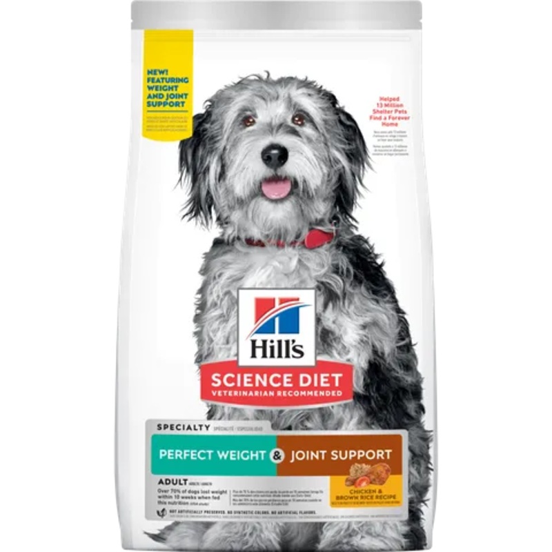 Hill’s Science Diet Adult Perfect Weight + Joint Support Chicken Recipe 11.3kg