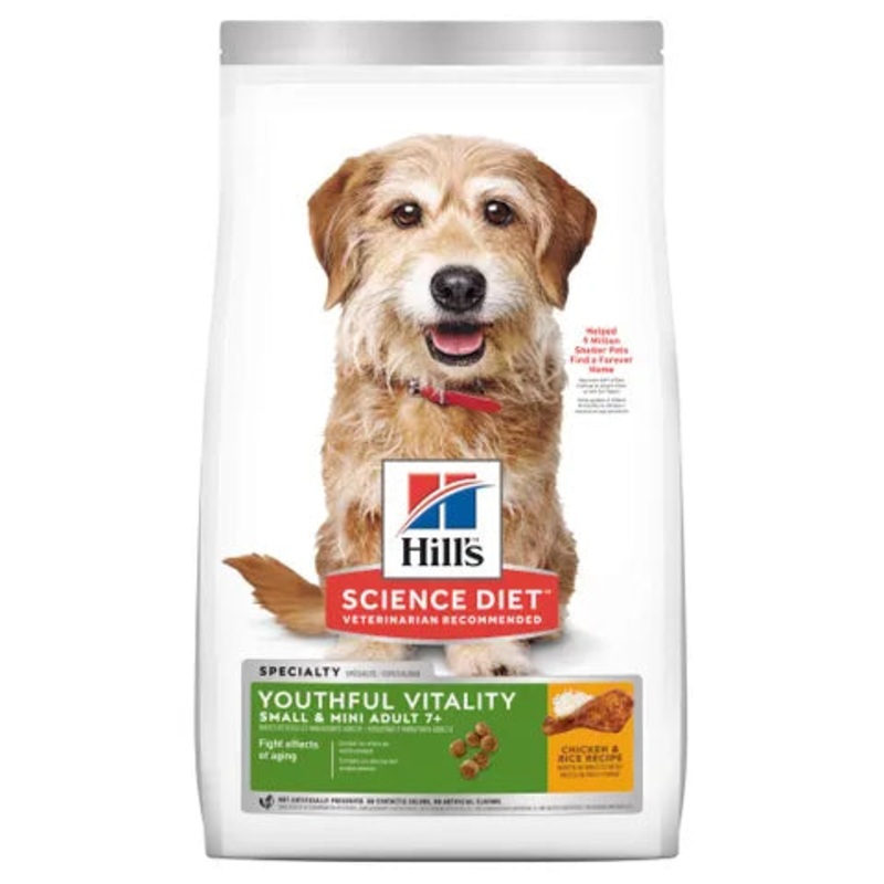 Hill’s SCIENCE DIET ADULT YOUTHFUL VITALITY 7+ SMALL CHICKEN 1.58KG