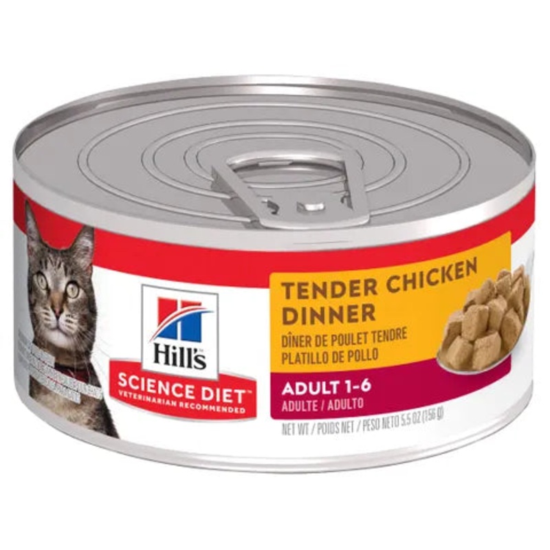 Hill’s SCIENCE DIET FELINE ADULT TENDER CHICKEN 156GX24