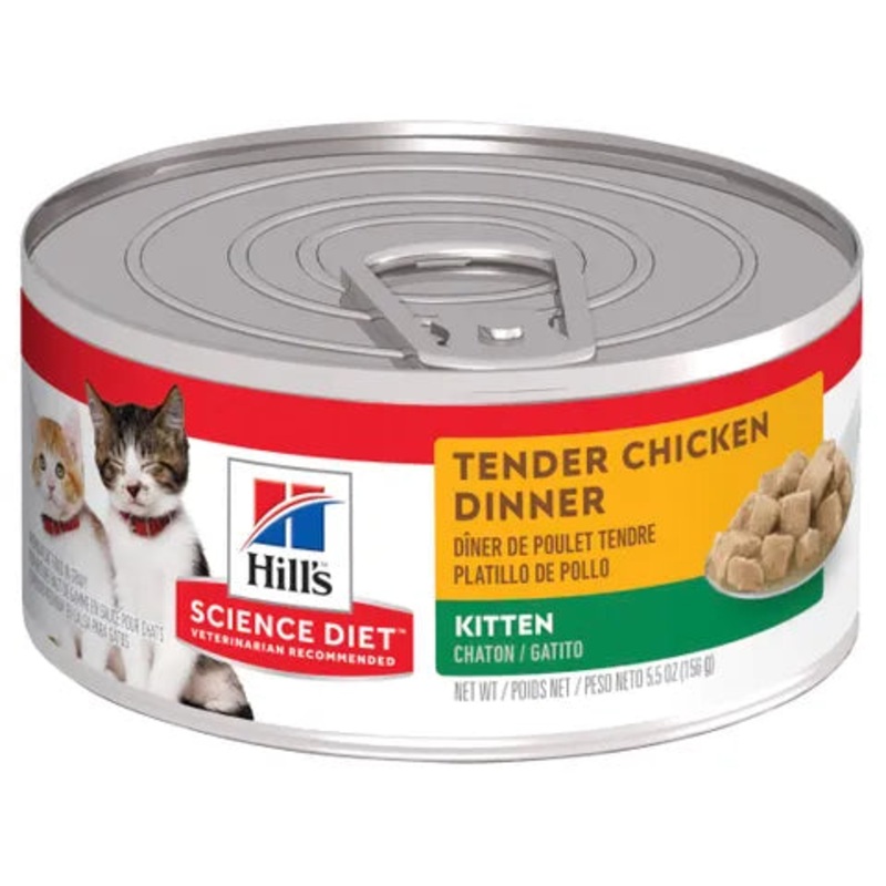 Hill’s SCIENCE DIET FELINE KITTEN TENDER CHICKEN 156GX24