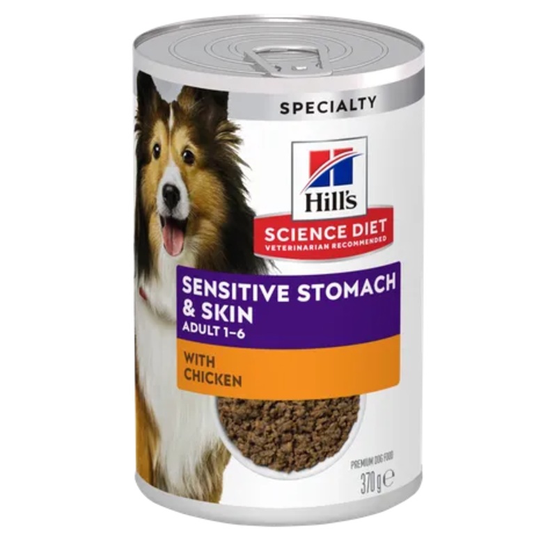 Hill’s SCIENCE DIET SENSITIVE STOMACH SKIN CHICKEN 12X370G