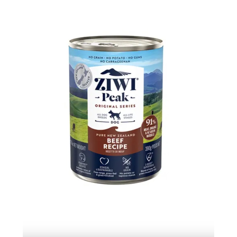 Ziwi Peak Canned Beef Recipe 12pk