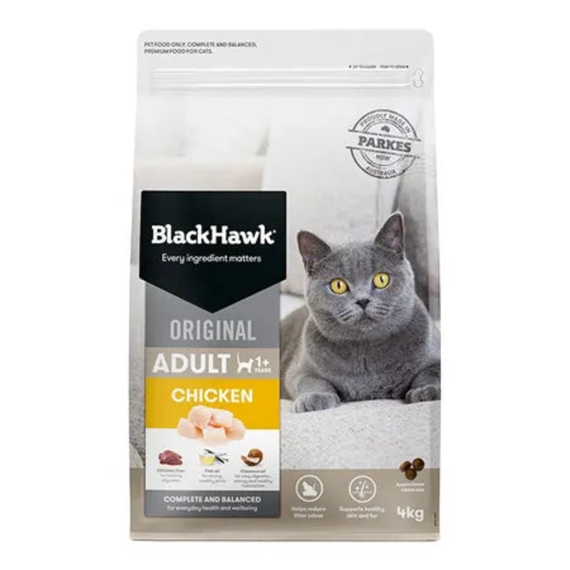 Black Hawk Adult Cat Original Chicken Cat Food
