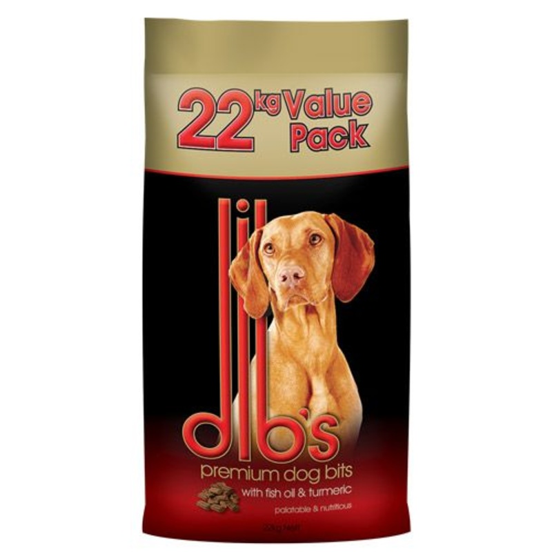 Dibs Premium Dog Bits with Fish Oil & Turmeric 22kg
