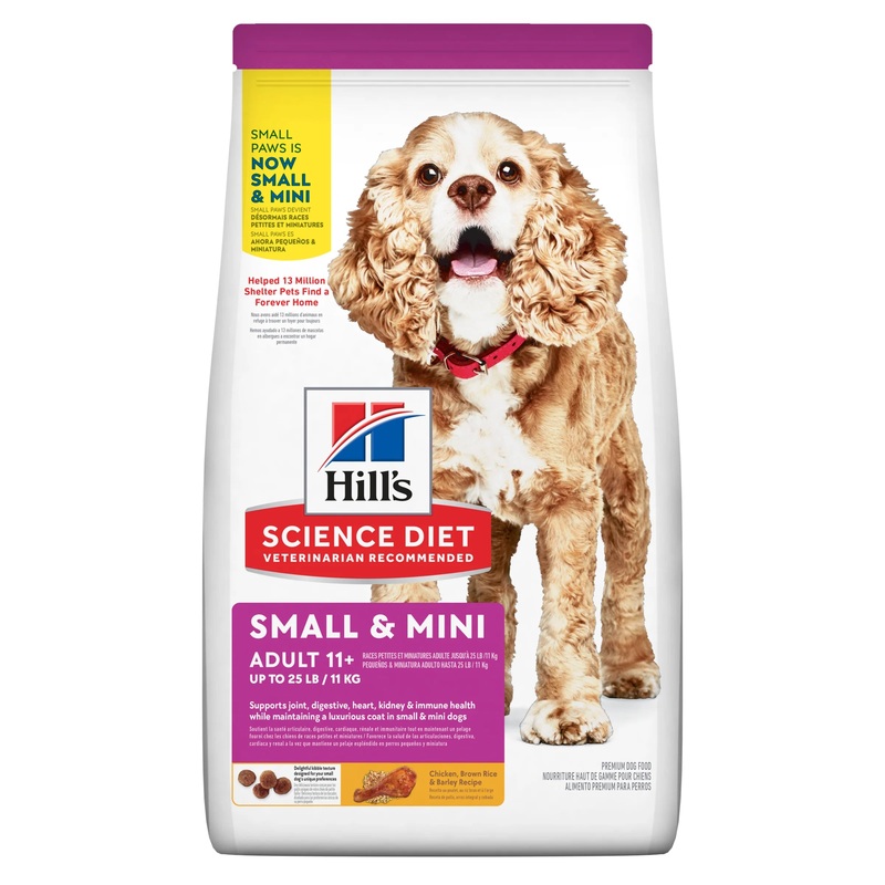 Hill’s Science Diet Adult 11+ Senior Small & Mini Senior Dry Dog Food 2.04kg