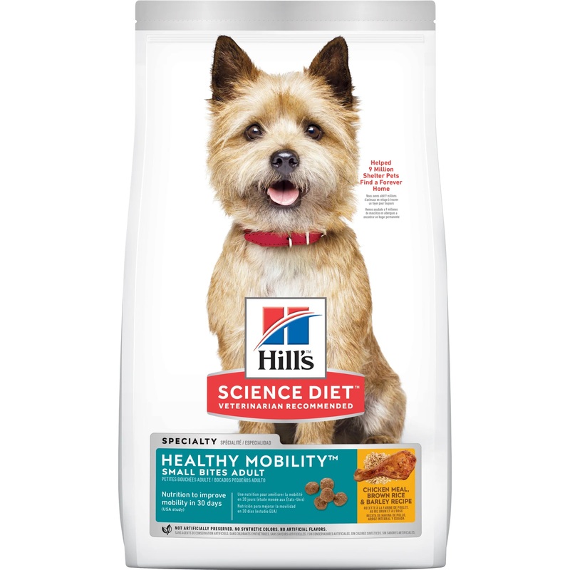 Hill’s Science Diet Adult Healthy Mobility Small Bites Dry Dog Food