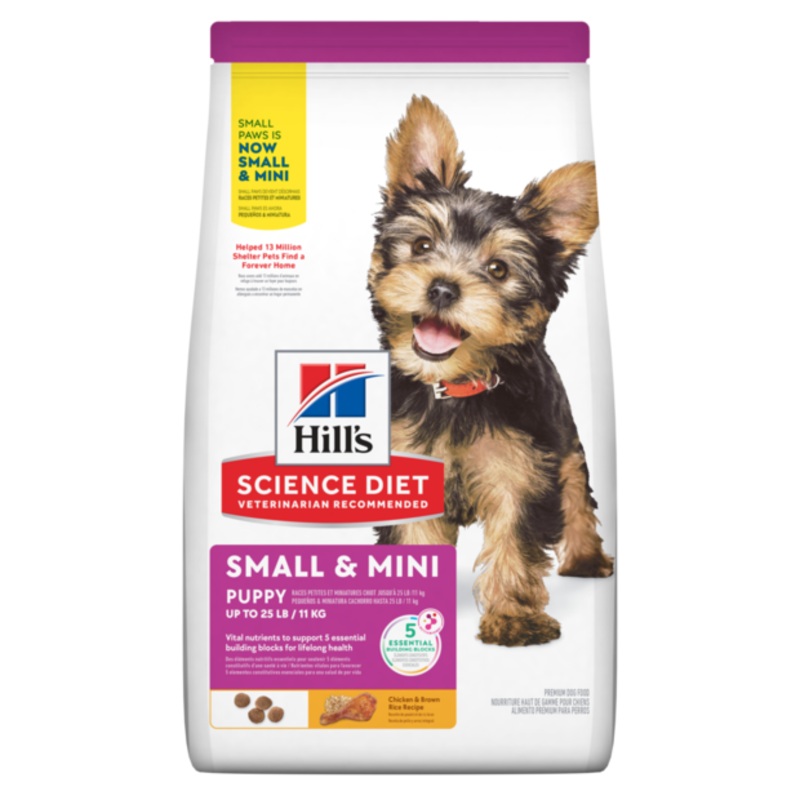 Hill’s Science Diet Puppy Small & Mini Dry Dog Food