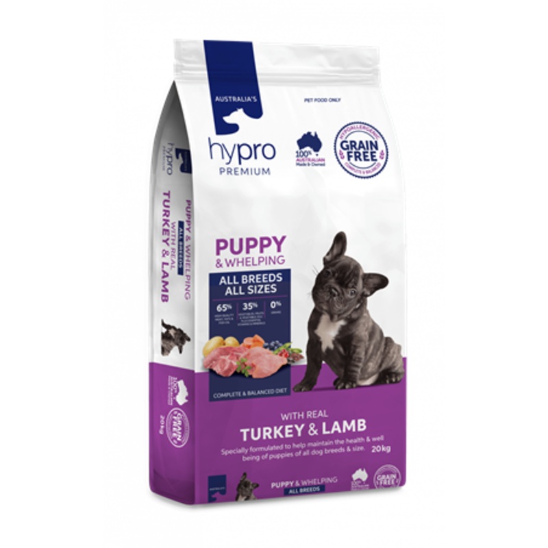 Hypro Premium Grain Free Turkey & Lamb Puppy & Whelping Dry Dog Food