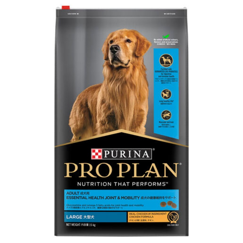 PRO PLAN Adult Large Breed Chicken Essential Health Joint & Mobility 15kg
