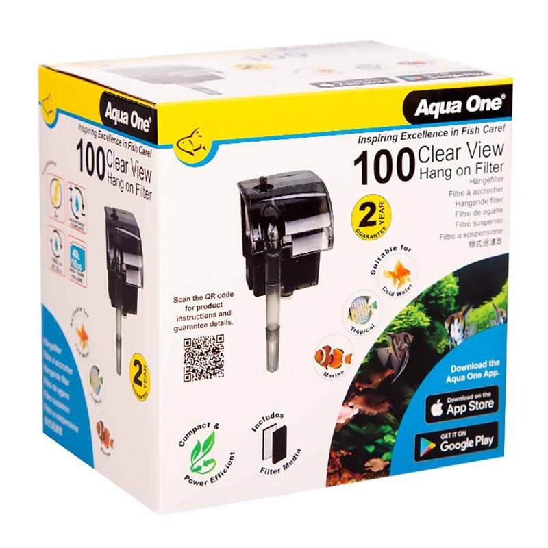 Aqua One Clear View Hang On Filter 100