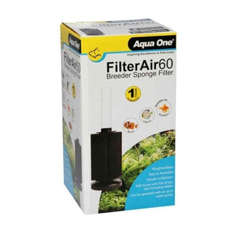 Aqua One FilterAir60 Breeder Sponge Filter