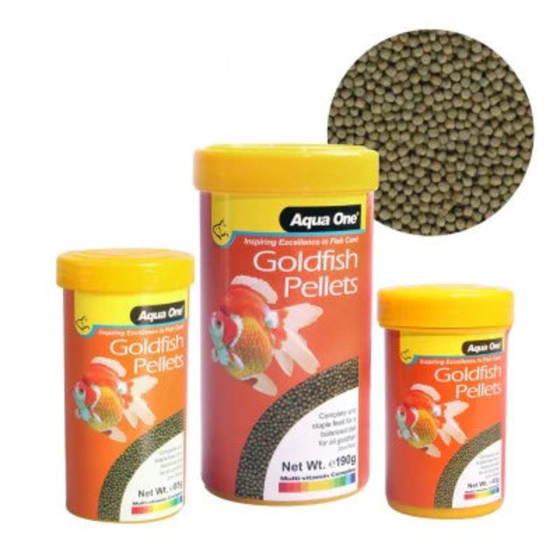 Aqua One Goldfish Pellets|45g|85g|190g