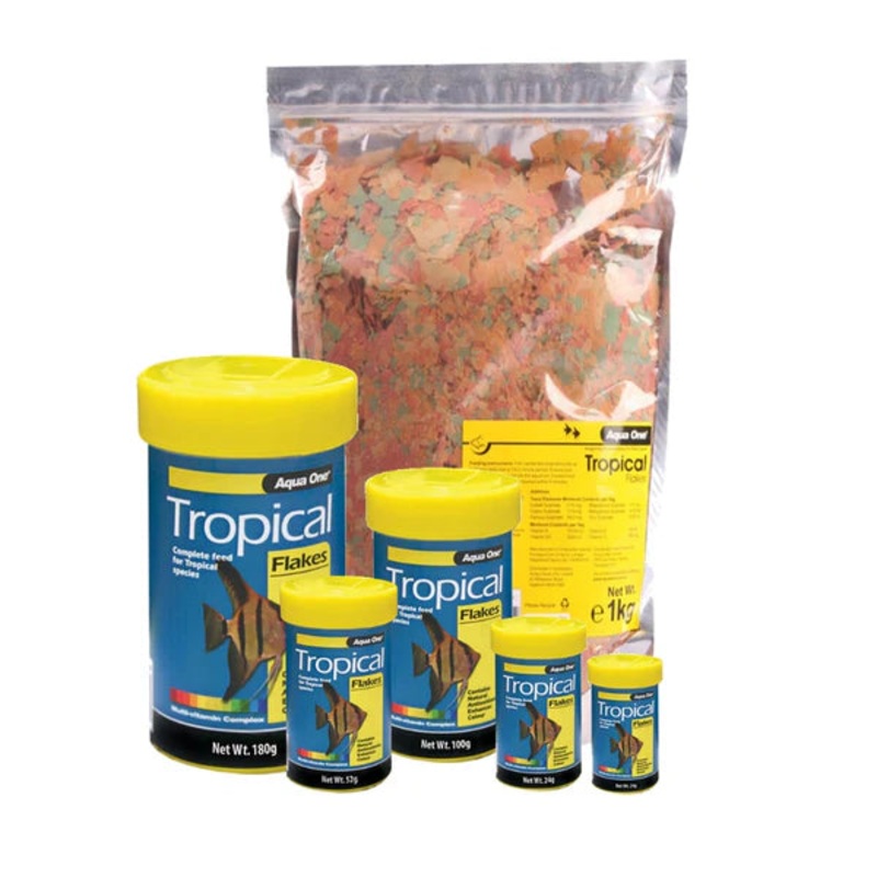 Aqua One Tropical Flakes|52g|100g|180g|1kg