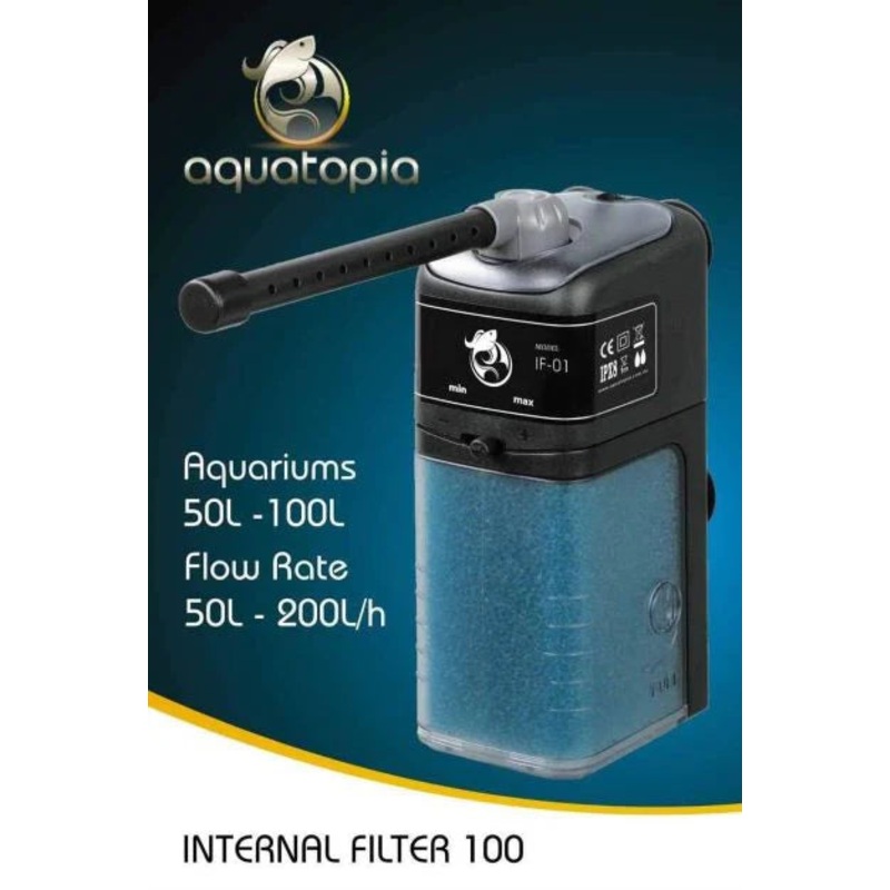 Aquatopia Internal Filter 100|Up To 50L-100L