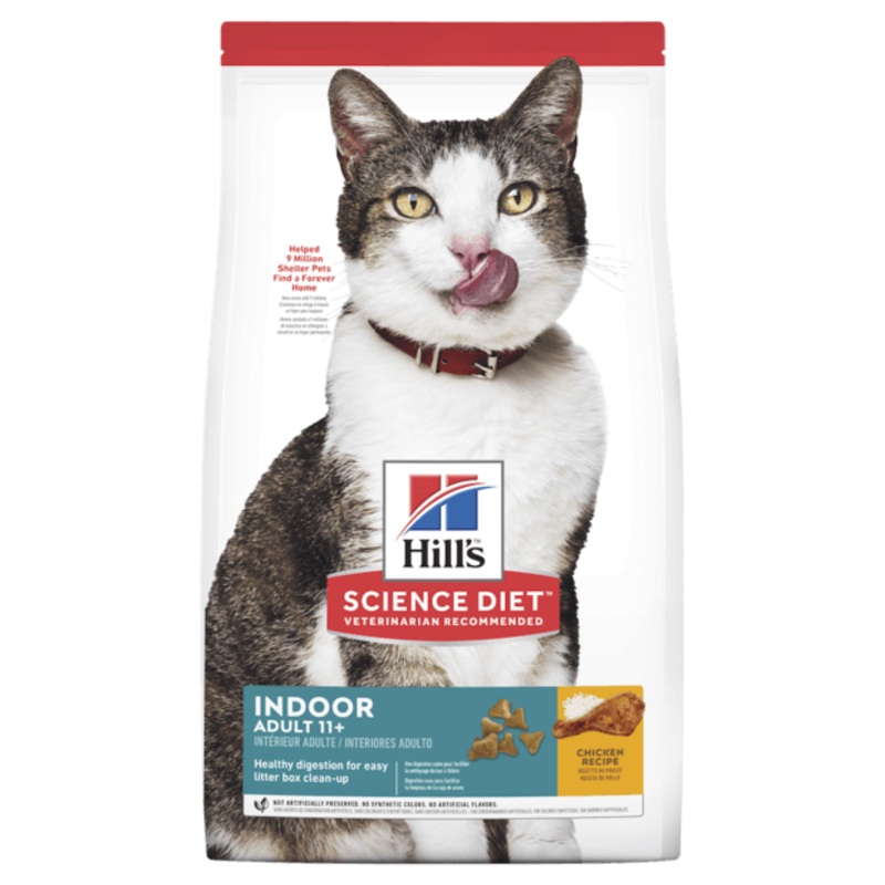 Hill’s Science Diet Adult Indoor 11+ Chicken Recipe Cat Dry Food