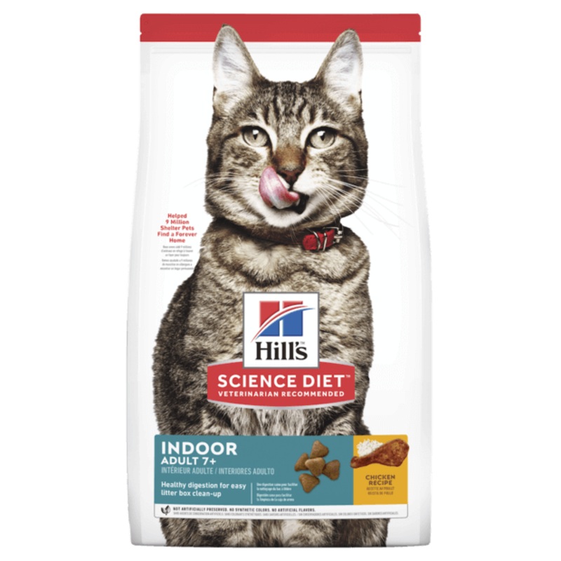 Hill’s Science Diet Adult Indoor 7+ Chicken Recipe Cat Dry Food